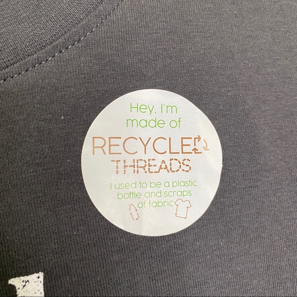 NWT Recycled Threads Cool People Recycle Crop Tee - Picture 5 of 7